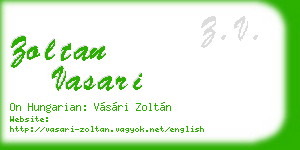 zoltan vasari business card